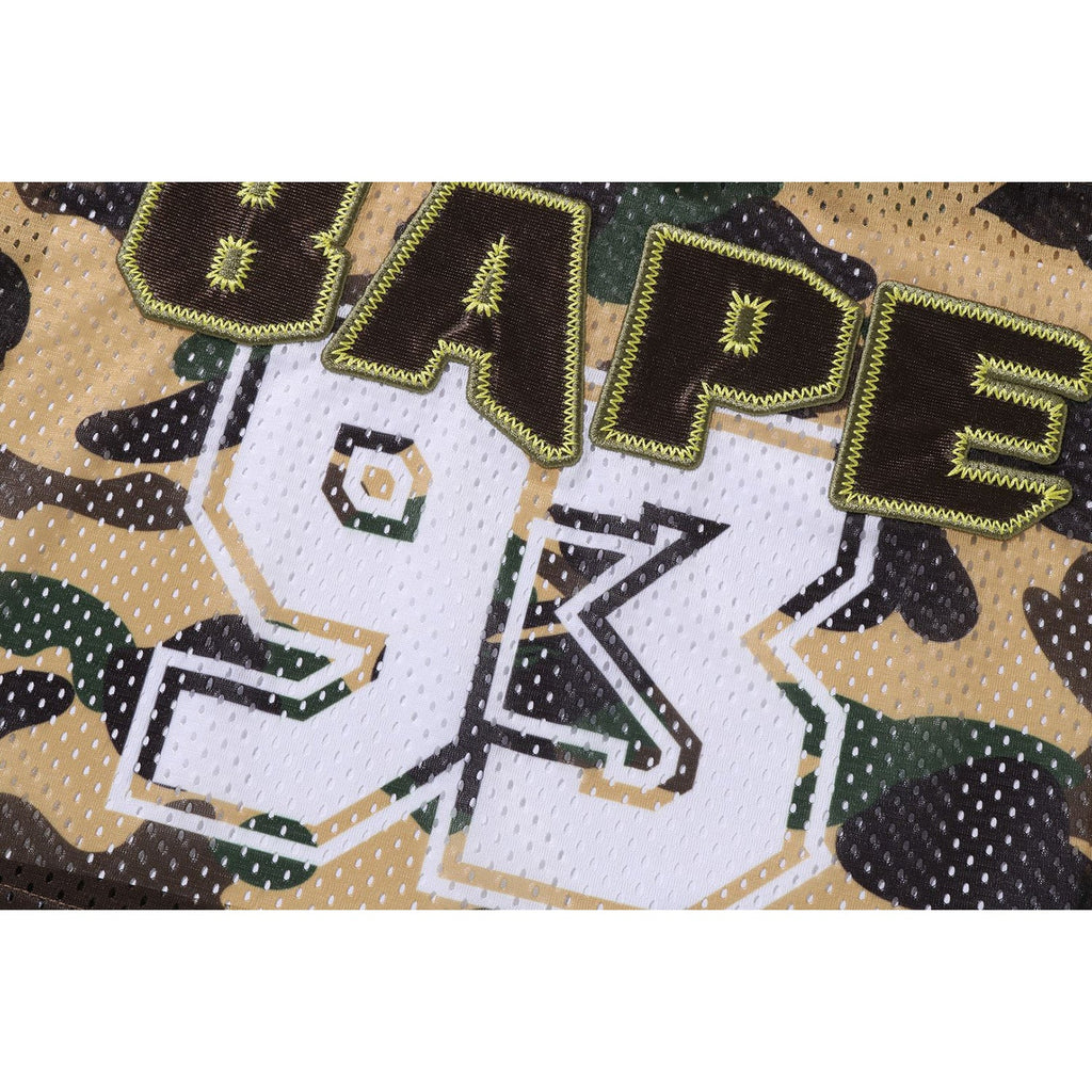 1ST CAMO BAPE CROPPED FOOTBALL TEE LADIES