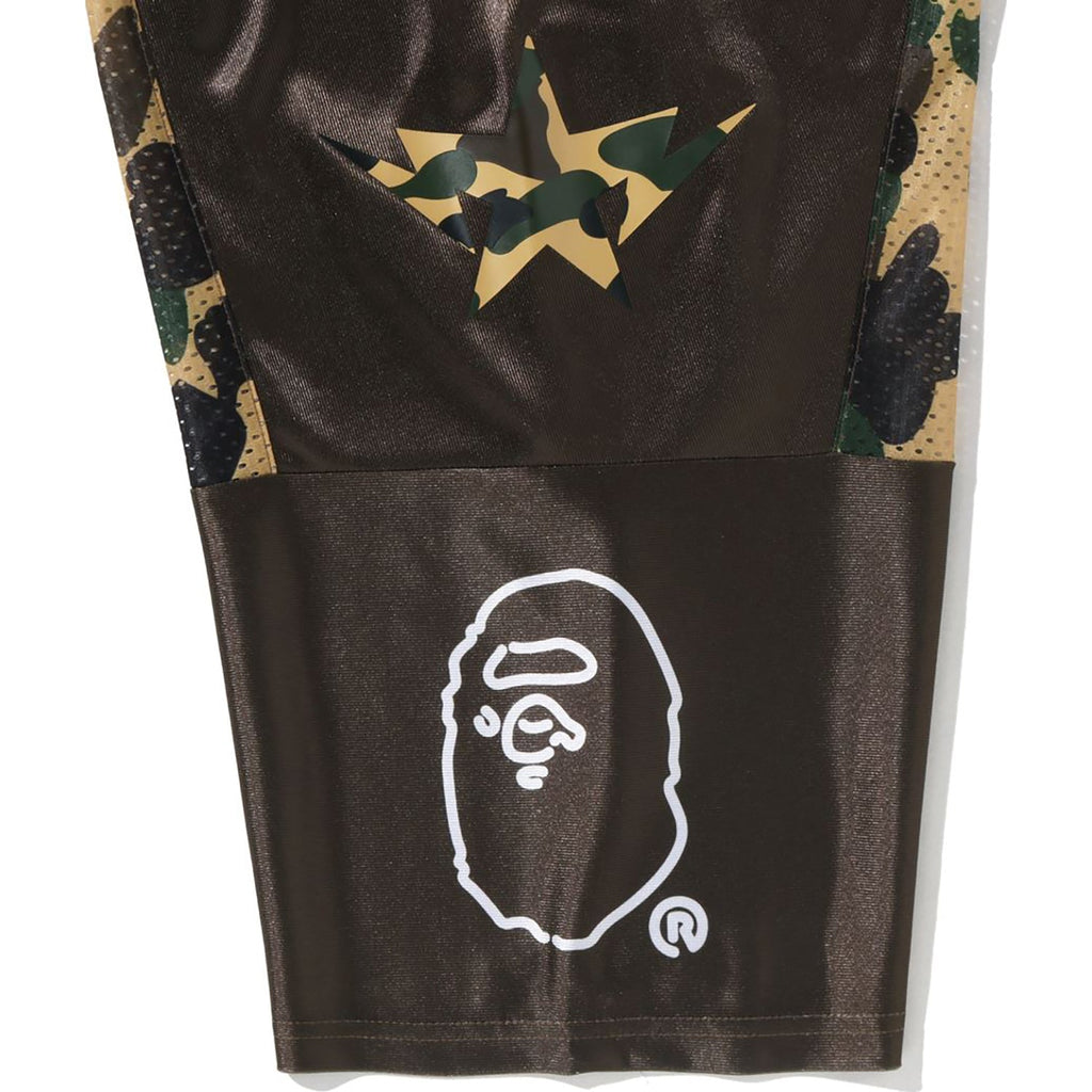 1ST CAMO BAPE CROPPED FOOTBALL TEE LADIES